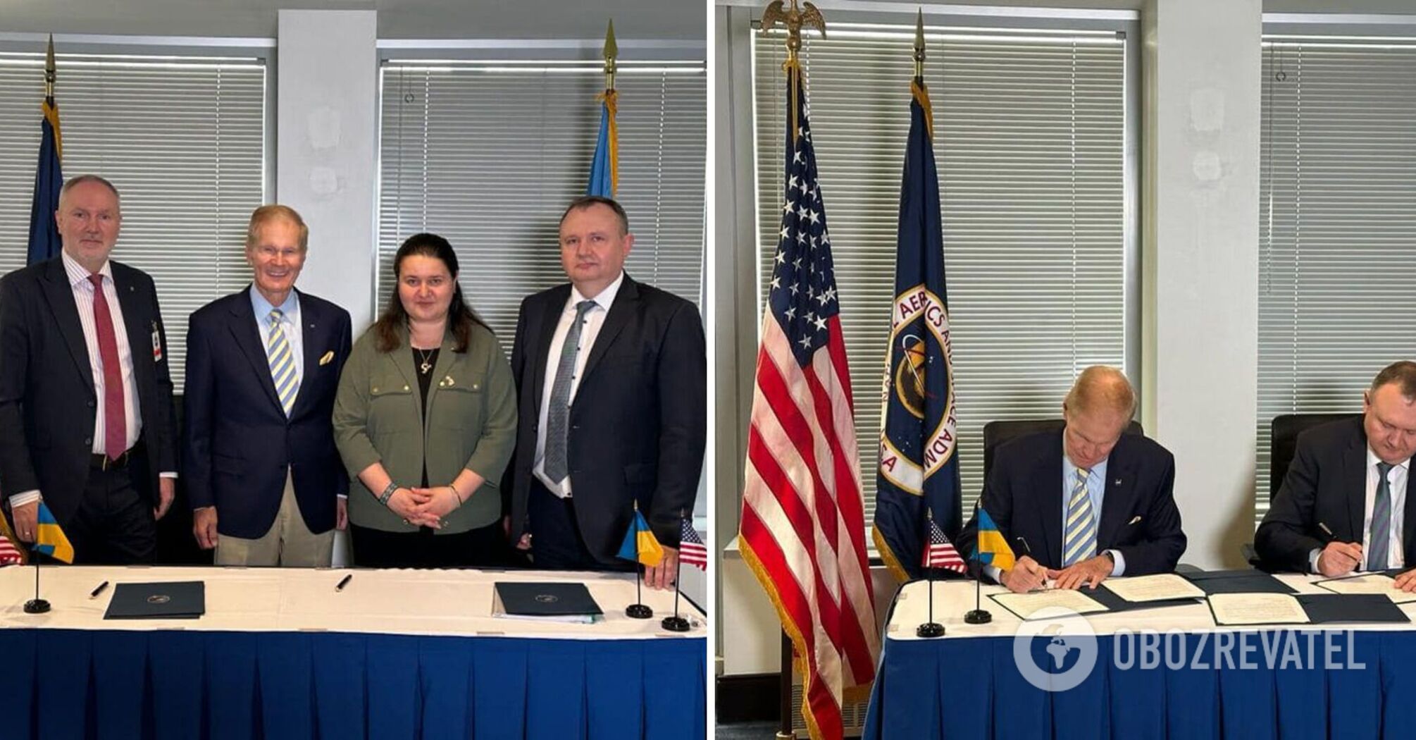 State Space Agency of Ukraine has signed a cooperation agreement with NASA. Photo.