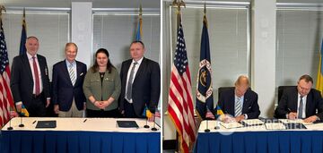 Państwowa Agencja Kosmiczna Ukrainy podpisała umowę o współpracy z NASA. Zdjęcie