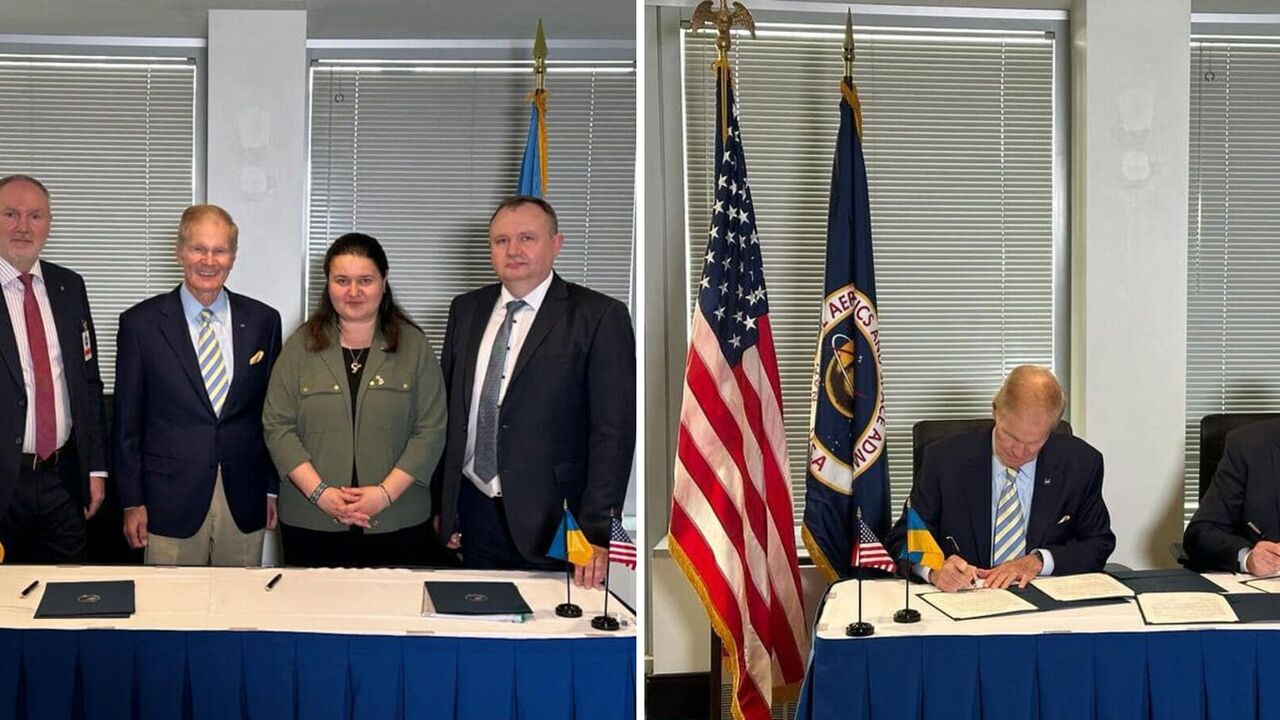State Space Agency of Ukraine has signed a cooperation agreement with NASA. Photo.