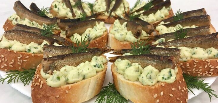 Sprats Sandwiches