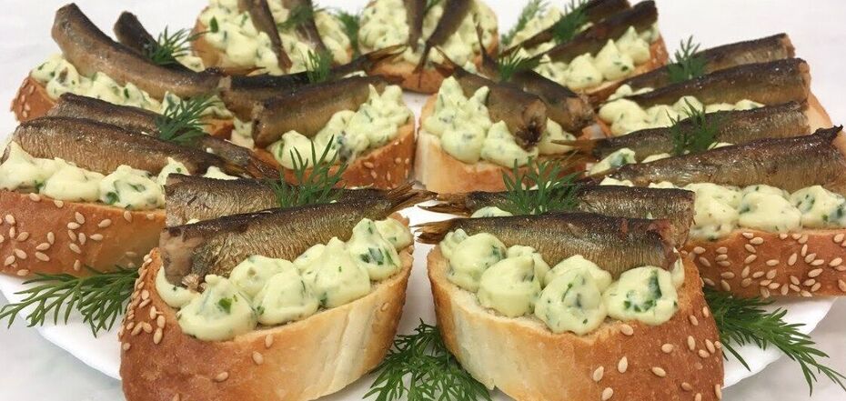 Sprats Sandwiches