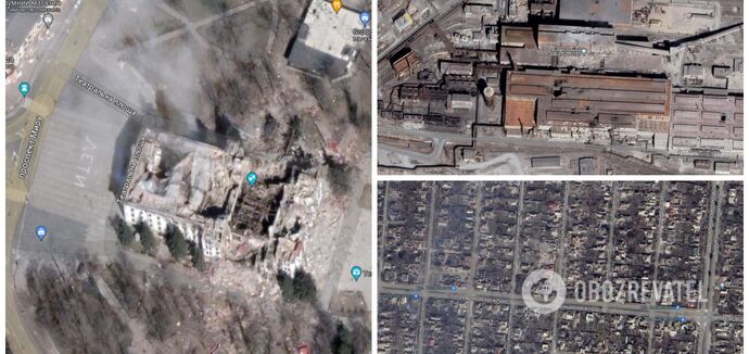 Google updates satellite imagery of Mariupol to show scale of destruction and new mass graves