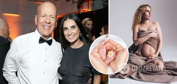 Dementia patient Bruce Willis and Demi Moore's daughter gave birth to her first child: the birth took place at home. The first photo of the baby