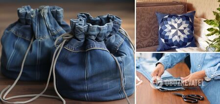 What can be made from old jeans: top successful ideas