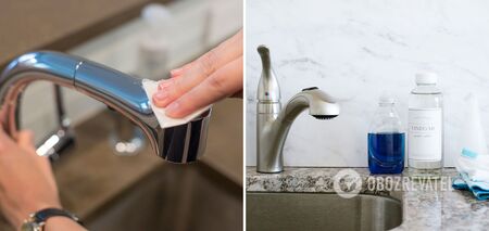 How to perfectly clean the bathroom faucet: a way to quickly get rid of stains without scratches