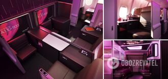 Samoloty Virgin Atlantic mają teraz 'apartamenty': jak wyglądają miejsca w klasie biznes plus. Zdjęcie