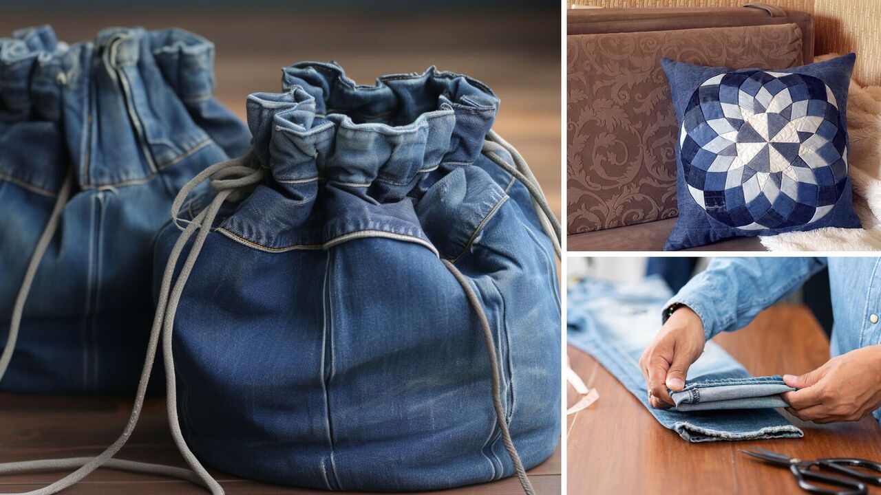 What can be made from old jeans: top successful ideas