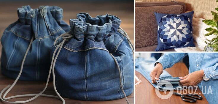 What can be made from old jeans: top successful ideas
