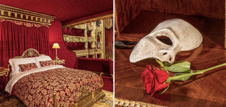 The Paris Opera House will be turned into a huge bedroom for one night: guests are offered a ballet, tours and a visit to the Phantom's house. Photo