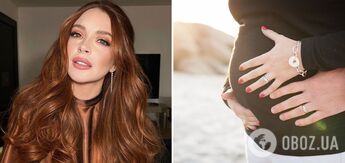 Star of The Parent Trap, Lindsay Lohan, has shown for the first time what she looks like during pregnancy. Photo.
