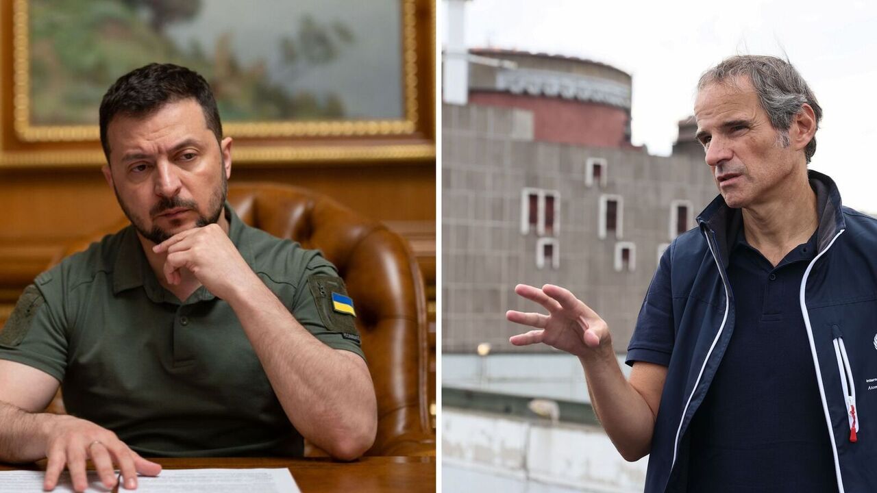 Ukraine must regain control of the ZNPP: Zelenskyy talks to IAEA Director Grossi
