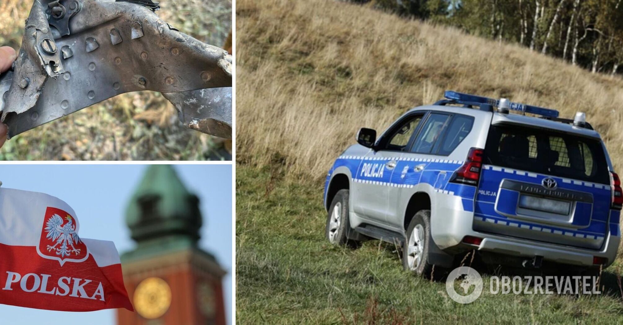 Wreckage of an object that looks like an air-to-ground missile found in Poland: it has inscriptions in Russian - media