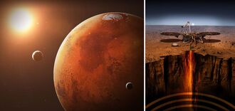 Życie mogło istnieć na Marsie, ale planeta "popełniła samobójstwo": co zobaczyła sonda kosmiczna NASA InSight