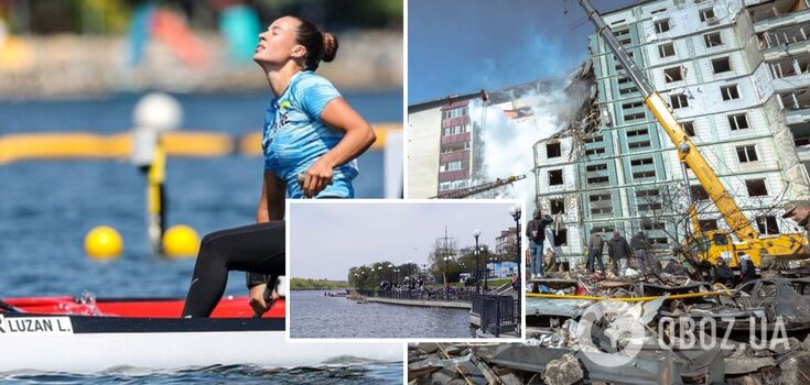 "Everything was shaking": a Russian missile destroyed a house next to the hotel of the Ukrainian national rowing team