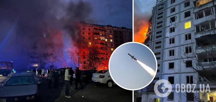 Russian missile hits a multi-storey building in Uman, destroying an entire entrance: there are dead and wounded. Photos and video