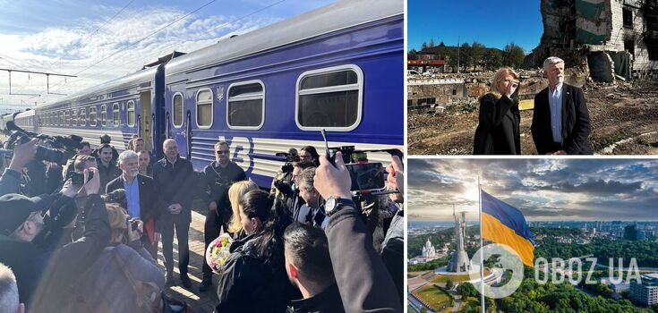 "Ukrainians are paying the highest price": Presidents of Slovakia and the Czech Republic visit Borodyanka in the Kyiv region and express support for Ukraine