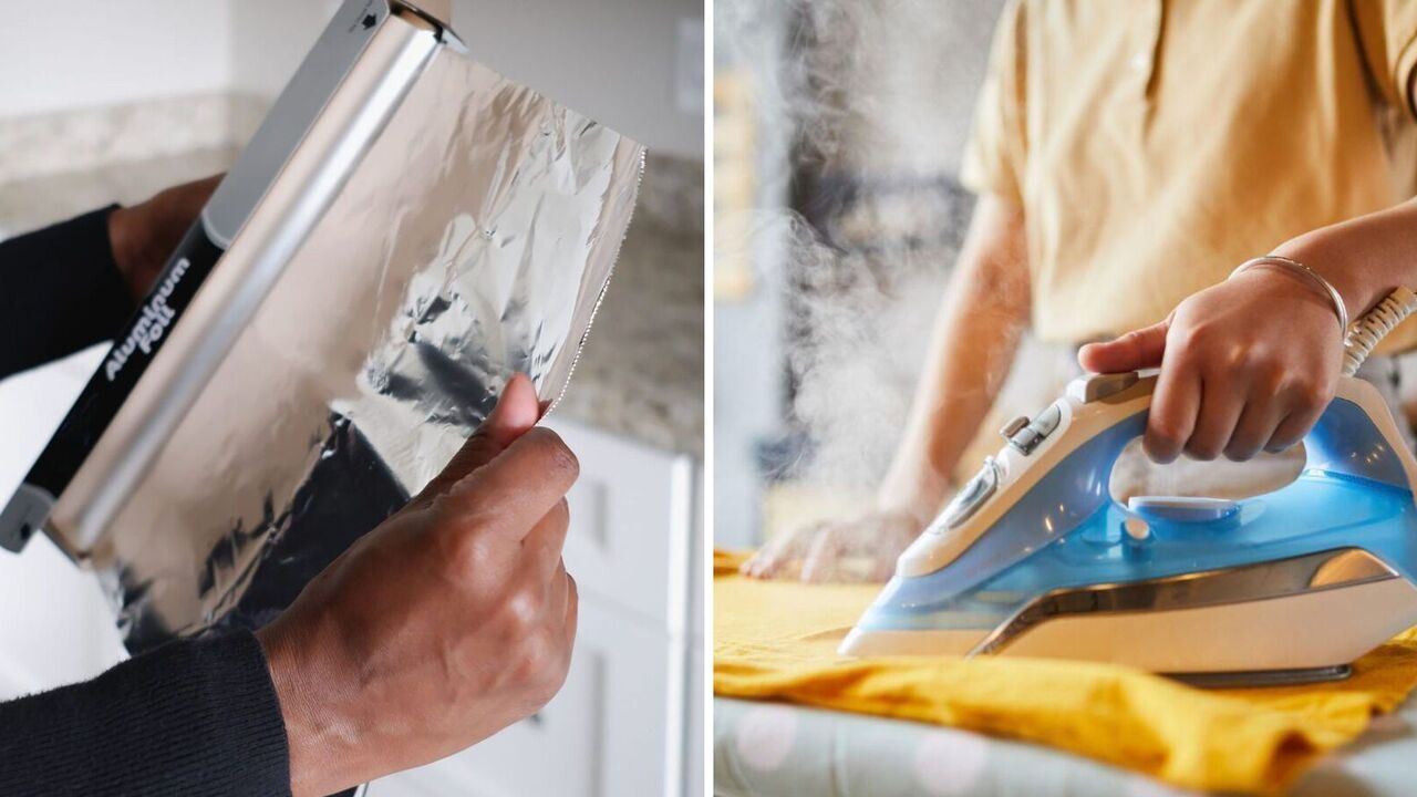 Why cover the ironing board with foil: a brilliant trick