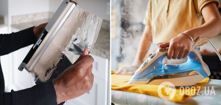 Why cover the ironing board with foil: a brilliant trick