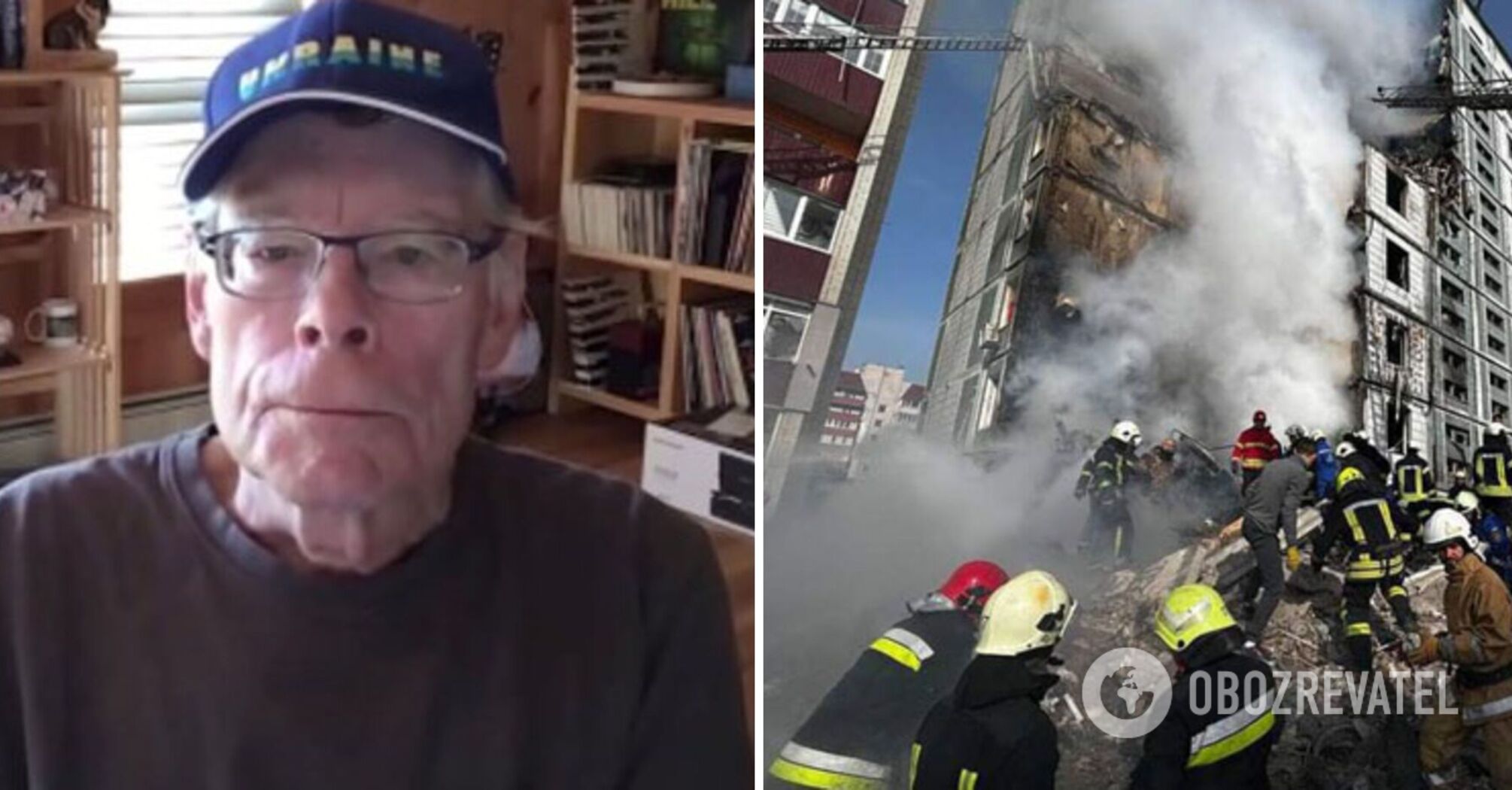 "This is not a war, this is terrorism": Stephen King reacts to the missile attack on Uman. Photo.