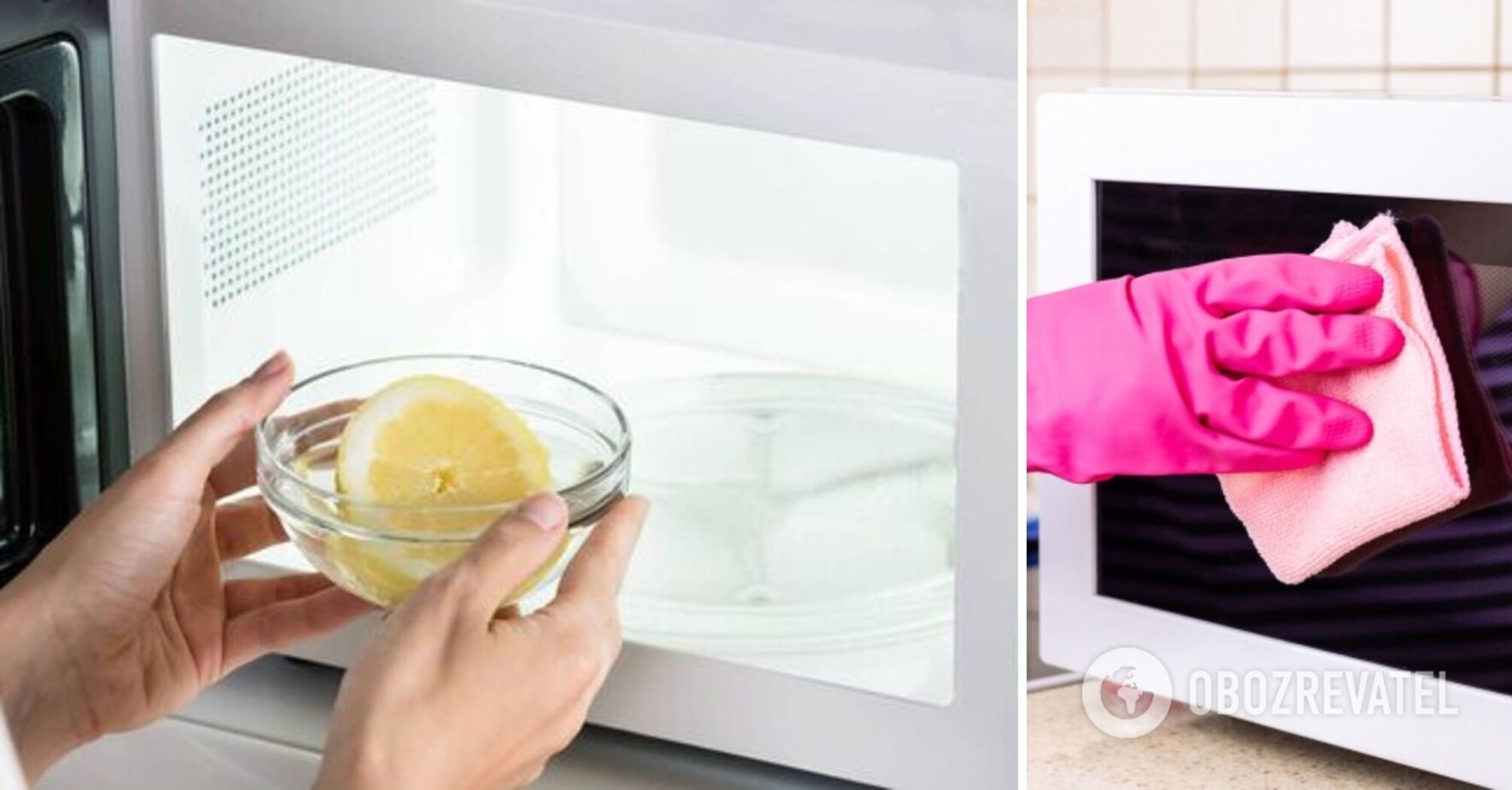 How to easily clean your microwave from old stains and get rid of unpleasant odours