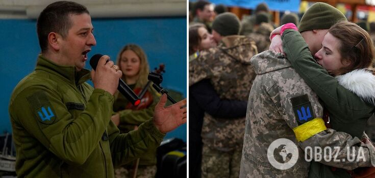 "The performance breaks the soul": military musicians brought Ukrainians to tears with a cover of the hit song "Obijmy". Video.