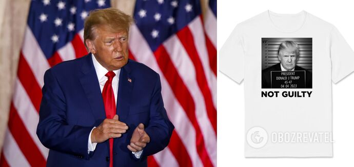 Trump's campaign sells T-shirts with 'criminal' image of former president to raise money for his election campaign