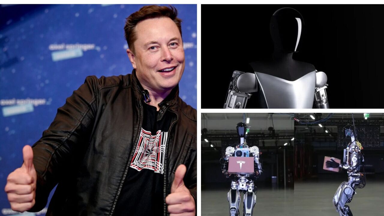 Elon Musk shows the humanoid robot Tesla Optimus in action for the first time. Video.