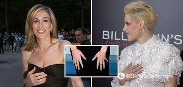 Madonna, Kristen Stewart and others: six stars who ditched bright nail polish to challenge the fashion world. Photo.