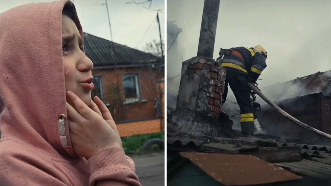 In Sumy, an 11-year-old girl saved three children from a fire. Photos and video