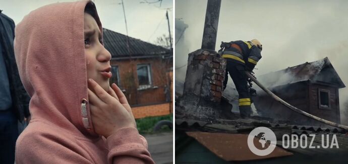 In Sumy, an 11-year-old girl saved three children from a fire. Photos and video