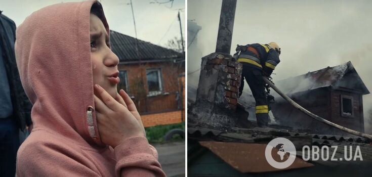 In Sumy, an 11-year-old girl saved three children from a fire. Photos and video