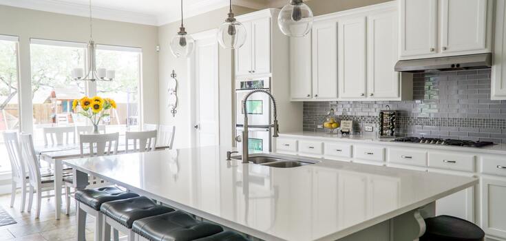 What to clean kitchen cabinets with