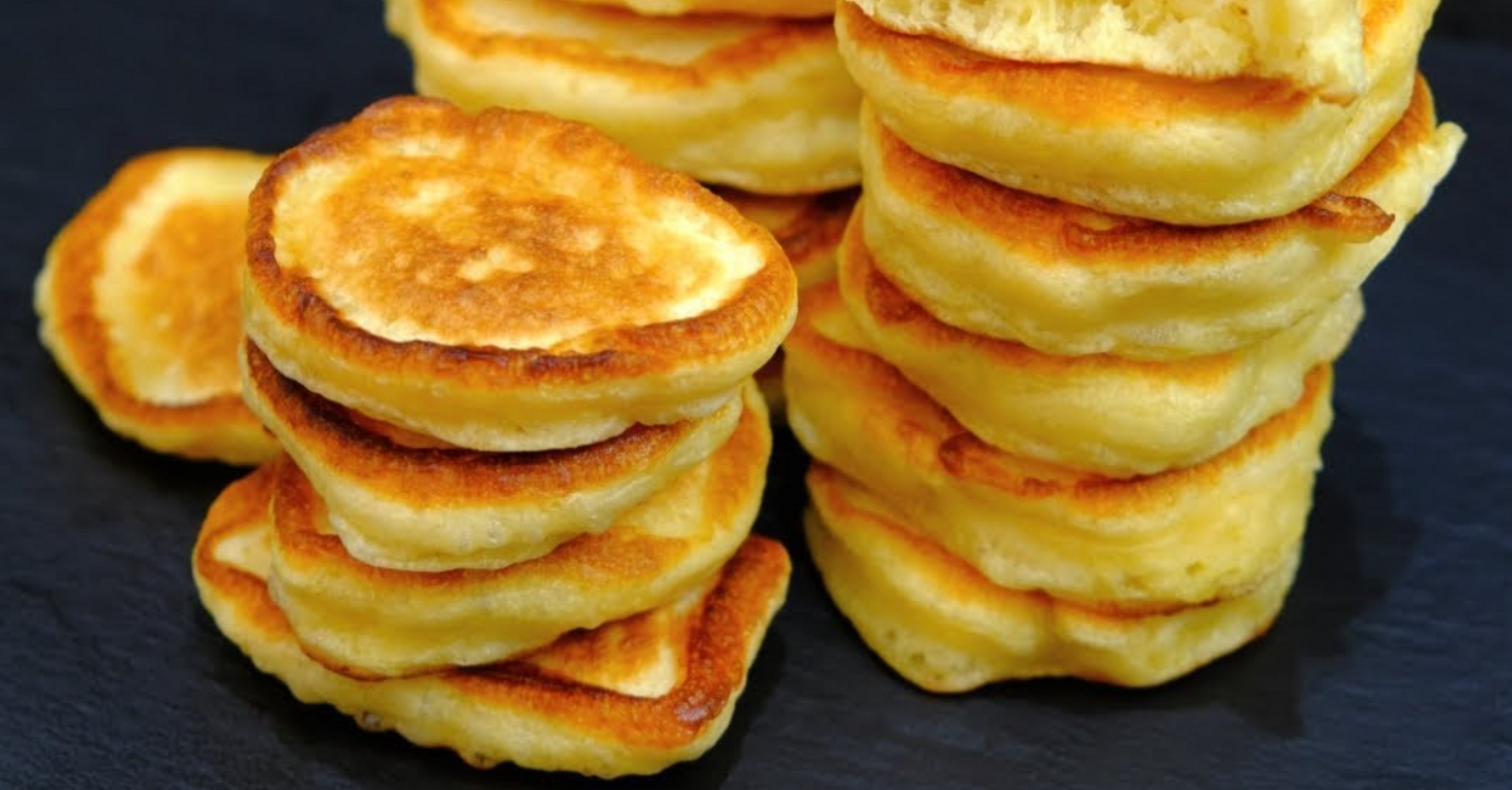 Fluffy pancakes like in kindergarten: the dough is made without eggs, kefir, and baking soda
