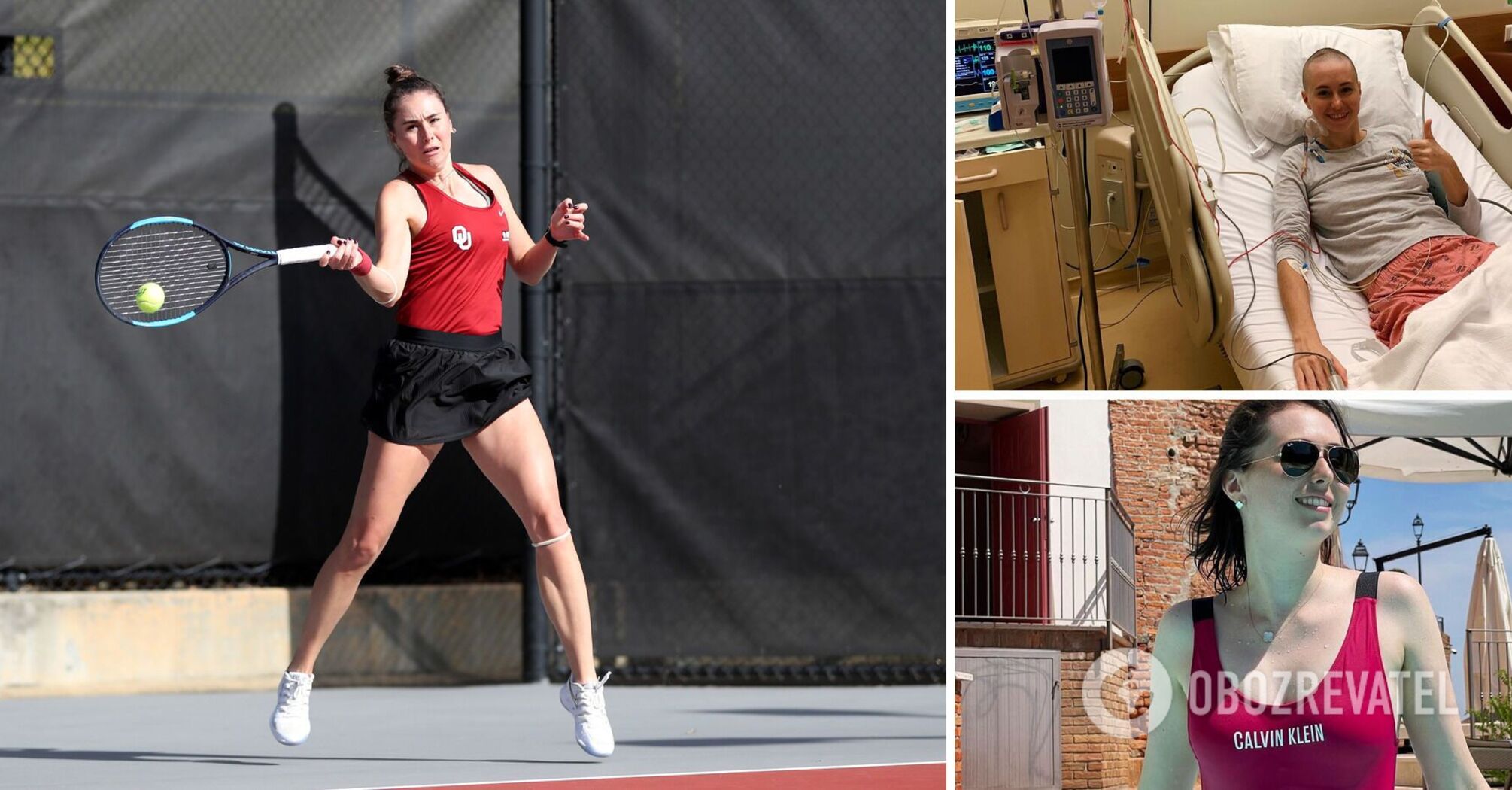 Ukrainian tennis player resumes career after bone marrow transplant with victory