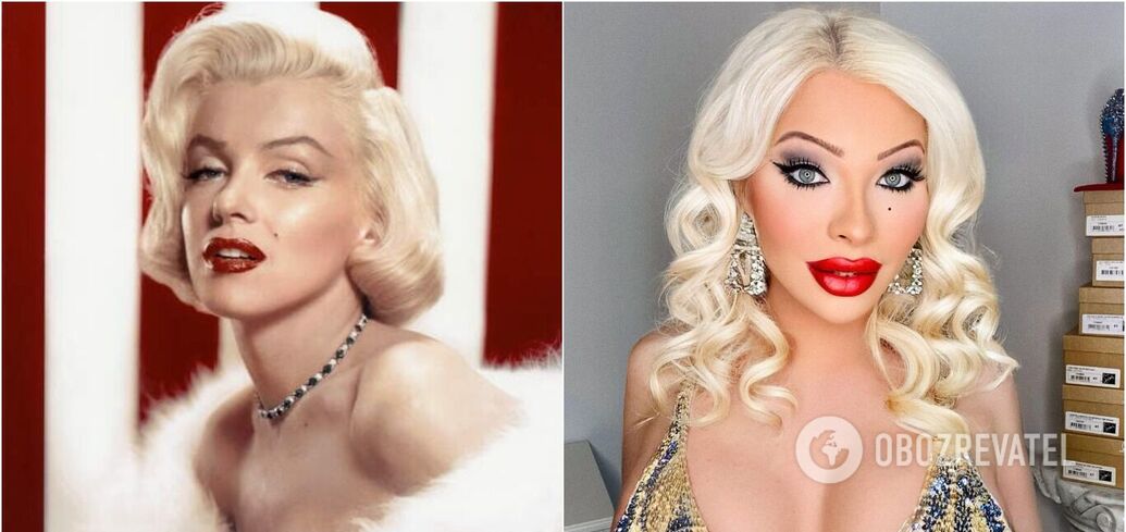 A woman spent 72 thousand dollars to look like Marilyn Monroe: the result has caused controversy. Photo