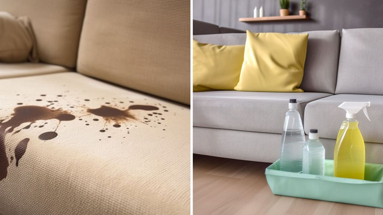Furniture will be like new: how to clean stains on sofas