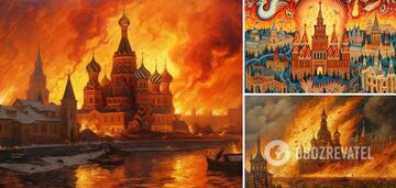 How Shevchenko, Marchuk, and Primachenko would draw the burning Kremlin: a neural network showed impressive pictures