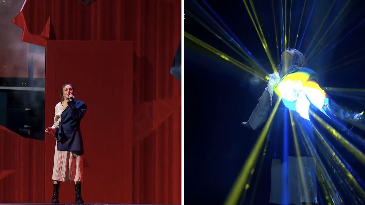 Alyosha performed in the semi-finals of Eurovision 2023 to the sound of an air-raid alarm. Photo and video