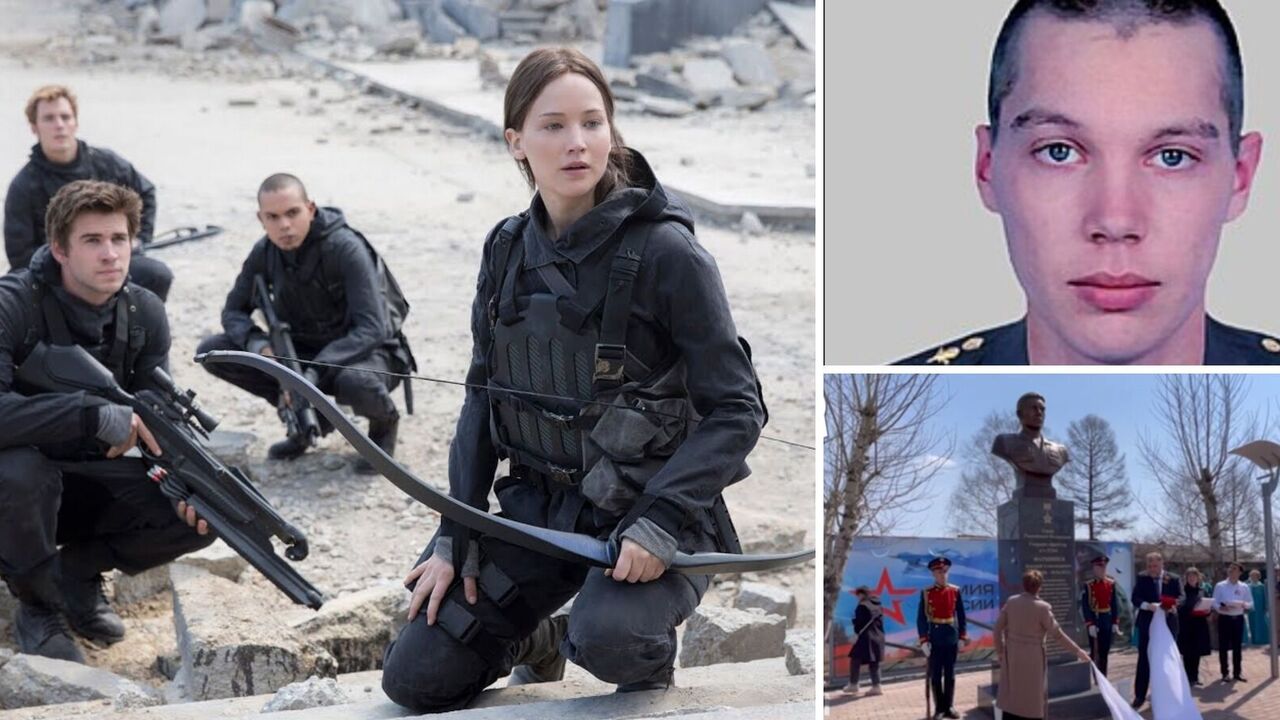 W Buriacji odsłonięto pomnik okupanta zlikwidowanego na Ukrainie do muzyki z "Igrzysk śmierci" (The Hunger Games). Wideo