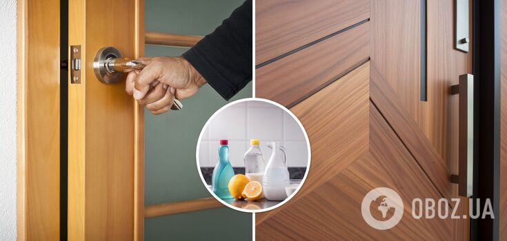 How to clean the handles on the doors: effective ways
