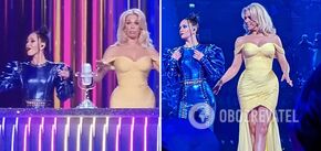 In blue-and-yellow looks: photos of Yulia Sanina in a latex jumpsuit from the rehearsal of the second semifinal of Eurovision-2023 appeared