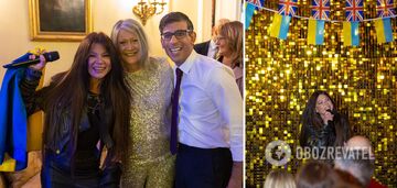 Ruslana rocked at a reception with British Prime Minister Rishi Sunak before the second semi-final of Eurovision 2023. Photo.