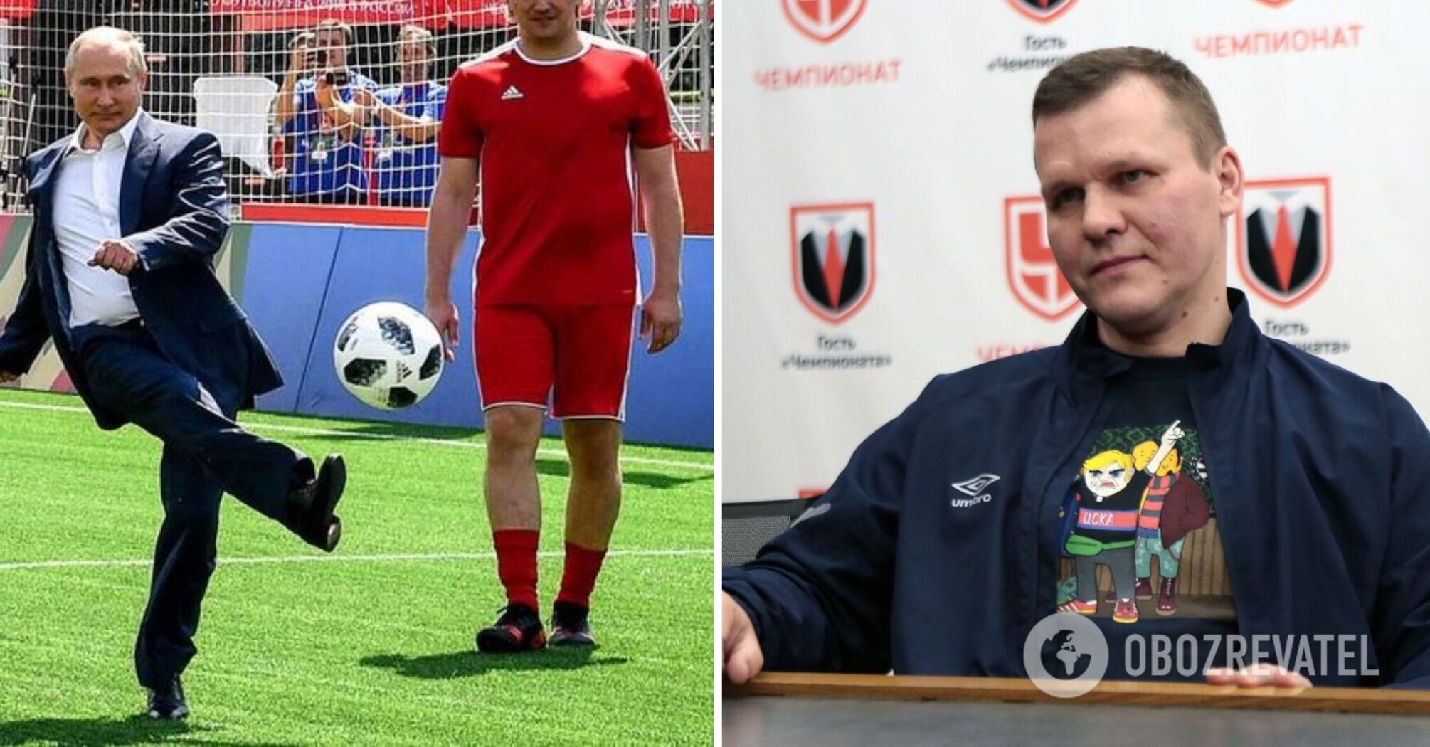 Former Russian national team player admired Putin, who "did not bend to these f*gg*ts, to the West"