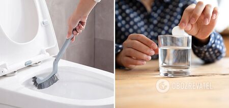 How to clean the toilet with aspirin: it takes only 15 minutes