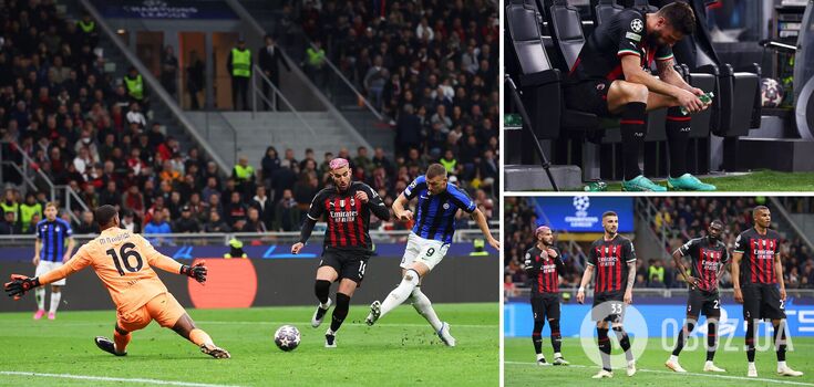 Inter shocked Milan in 3 minutes in the Champions League semi-finals. Video.