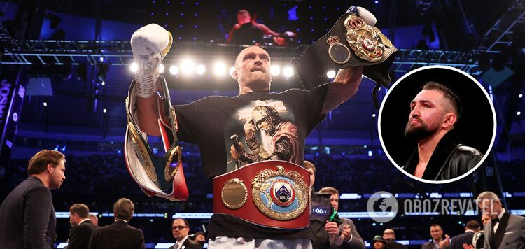 'I'm sure I'll beat him'. Usyk was challenged by 'too big' heavyweight