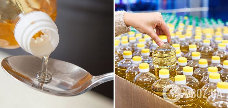 What are the slits in the neck of the oil bottle for: the answer is not obvious