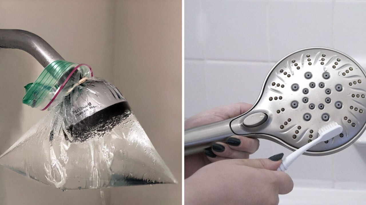 How to clean a shower head to a shine: a simple tip