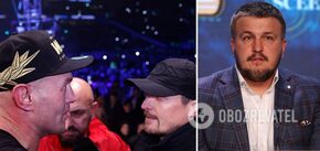 'Not with us': Usyk's team reacts to Fury's statement about the fight