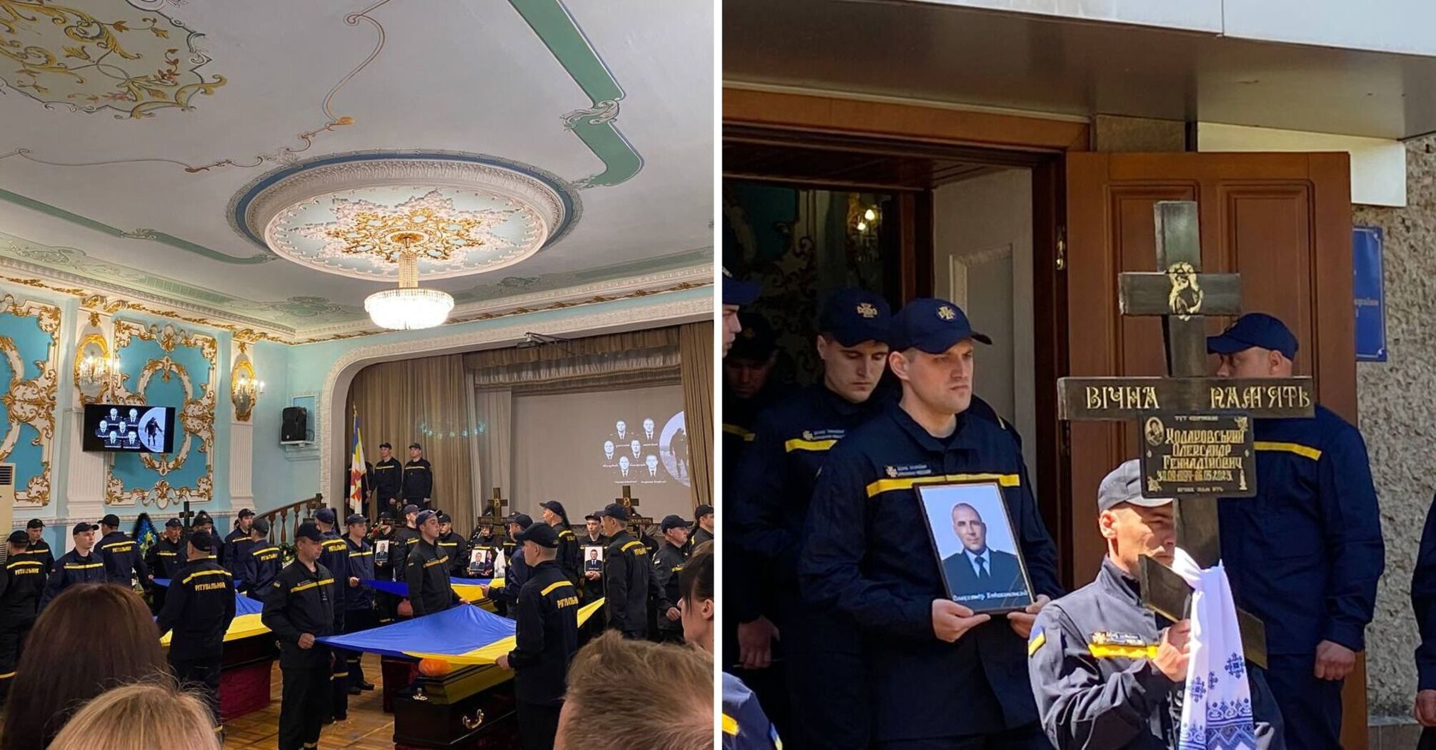 "They were making our lands safe again": in the Kherson region they said goodbye to the sappers who were killed by the Russian occupiers. Photo